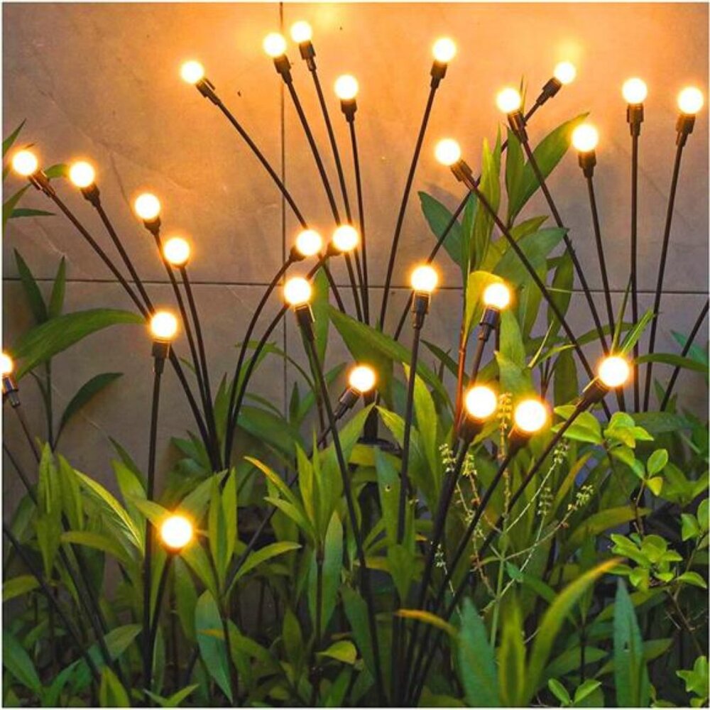Solar Garden Lights - New Upgraded Solar Swaying Light, Sway by Wind Outdoor